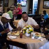The Executive Club is the perfect place to eat, drink, and relax when you are not on the course.